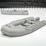 Zodiac escala 1:87 impreso en Form 2 de Formlabs