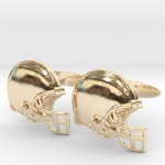 American football cufflinks