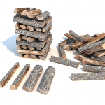 Low polygon 3d Woodpile