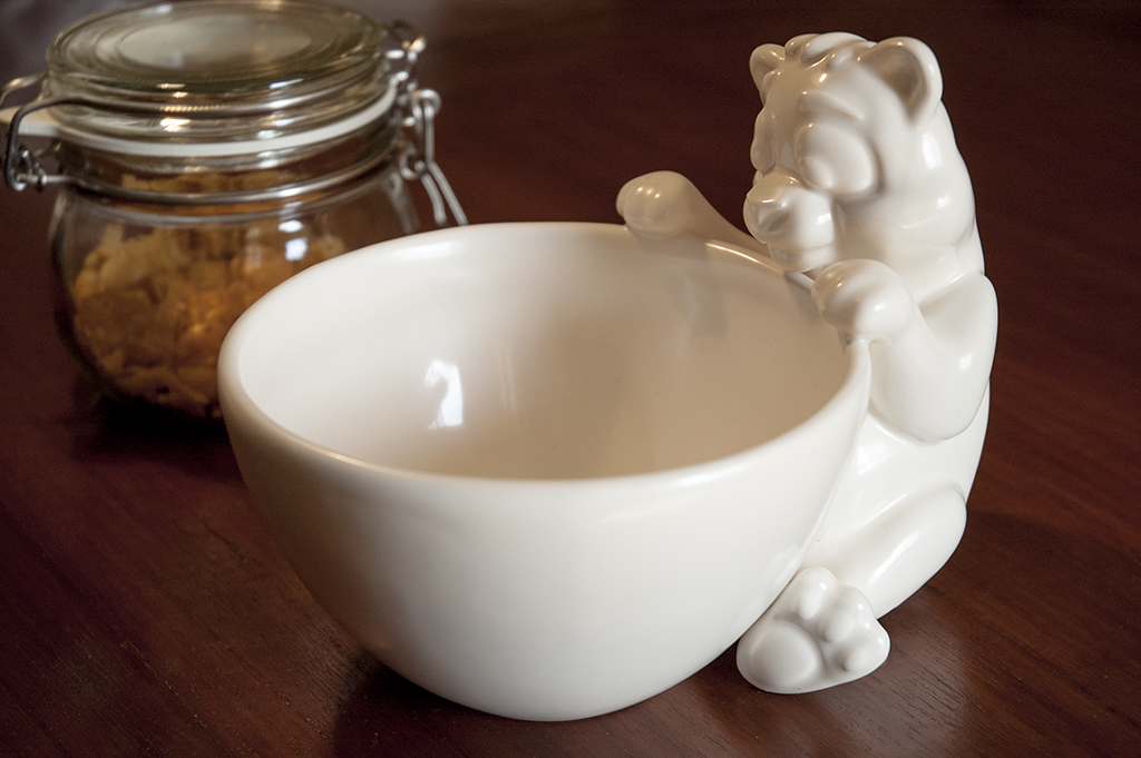 ceramic panda bowl